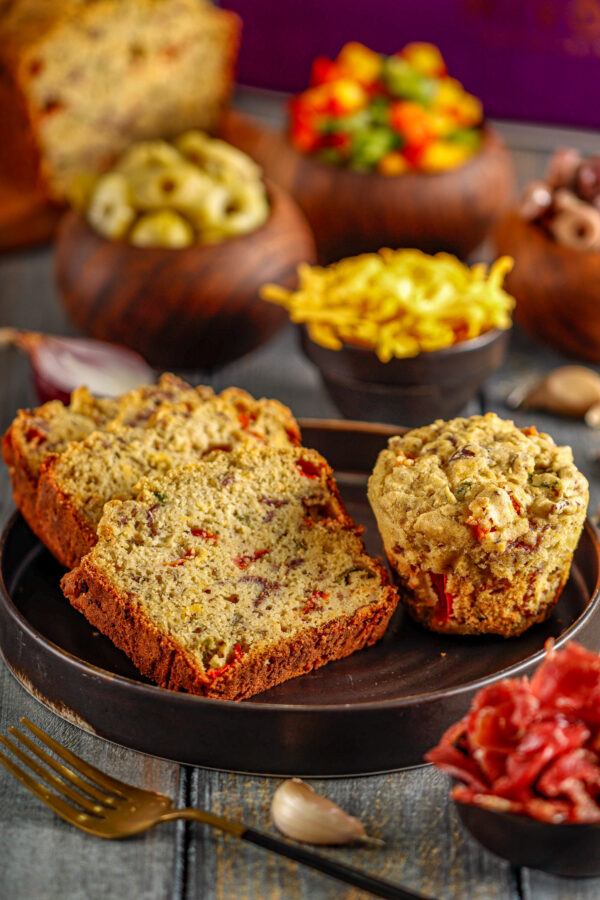 Pastrami & Red Cheddar Loaf كيكة البسطرمة والجبنة الشيدر - Image 2