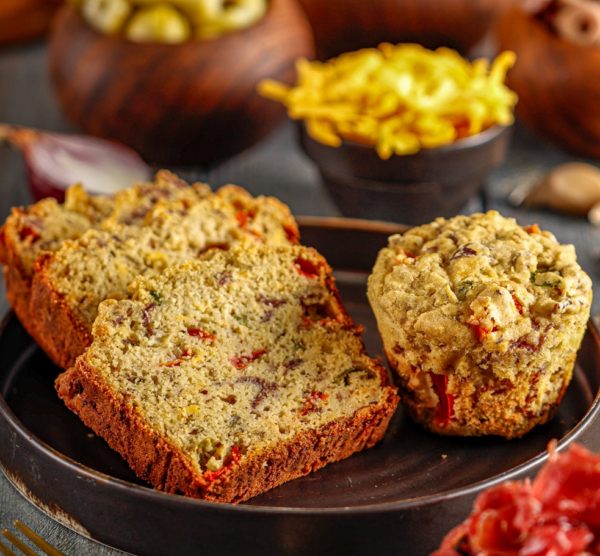 Pastrami & Red Cheddar Muffin مفن البسطرمة والجبنة الشيدر - Image 2