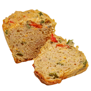 Smoked Turkey & Red Cheddar Cheese Muffin مفن الرومي المدخن والجبنة الشيدر