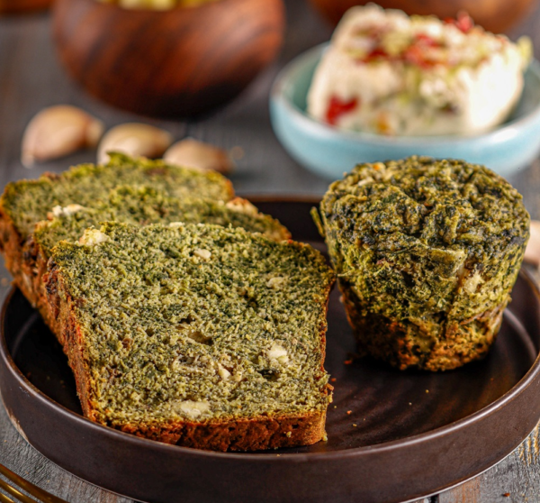 Spinach & Feta Cheese Loaf كيكة السبانخ والجبنة الفيتا - Image 2
